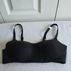 Aerie Womens M Black Seamless Bra NWT